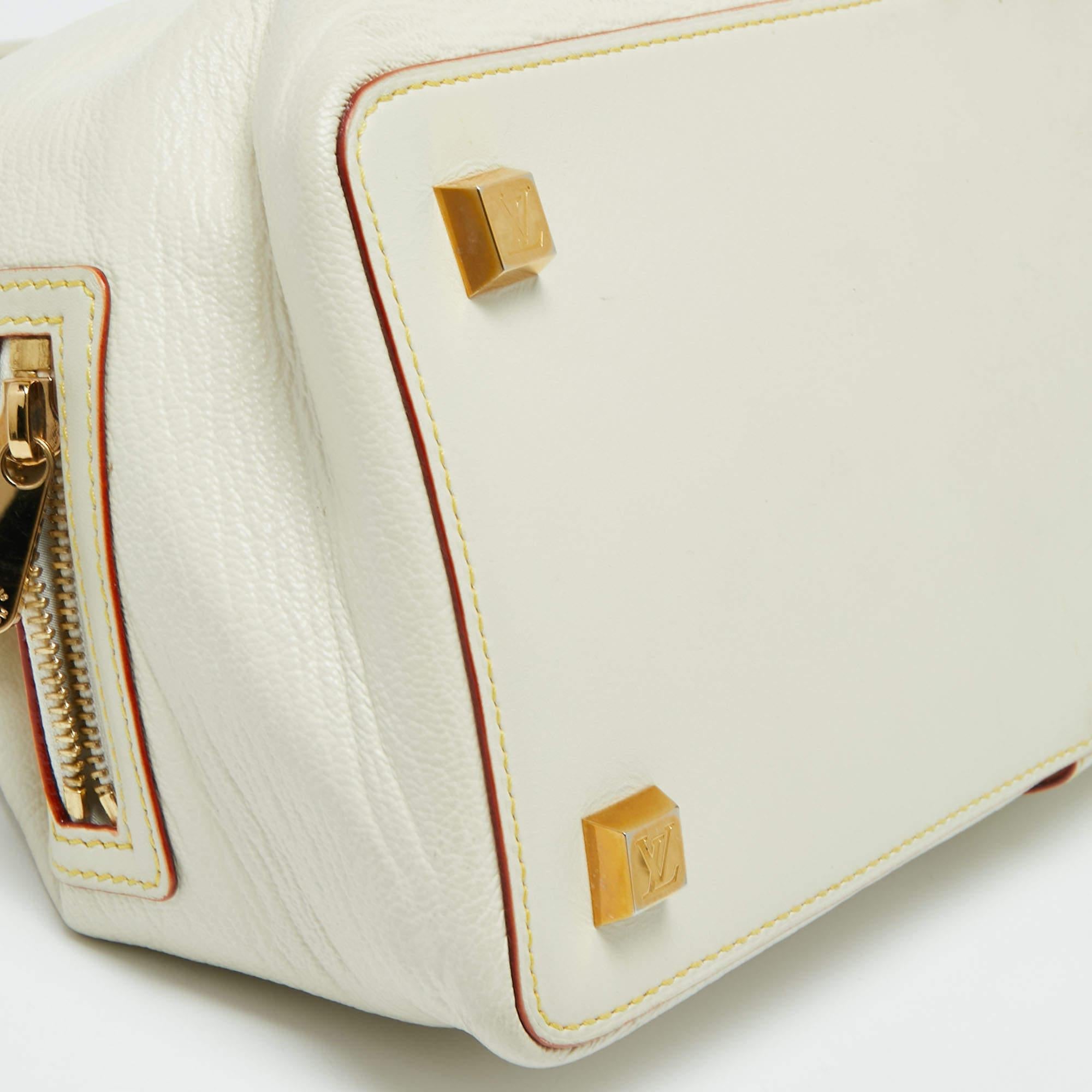 Louis Vuitton Off White Suhali Leather Lingenieux PM Bag 7