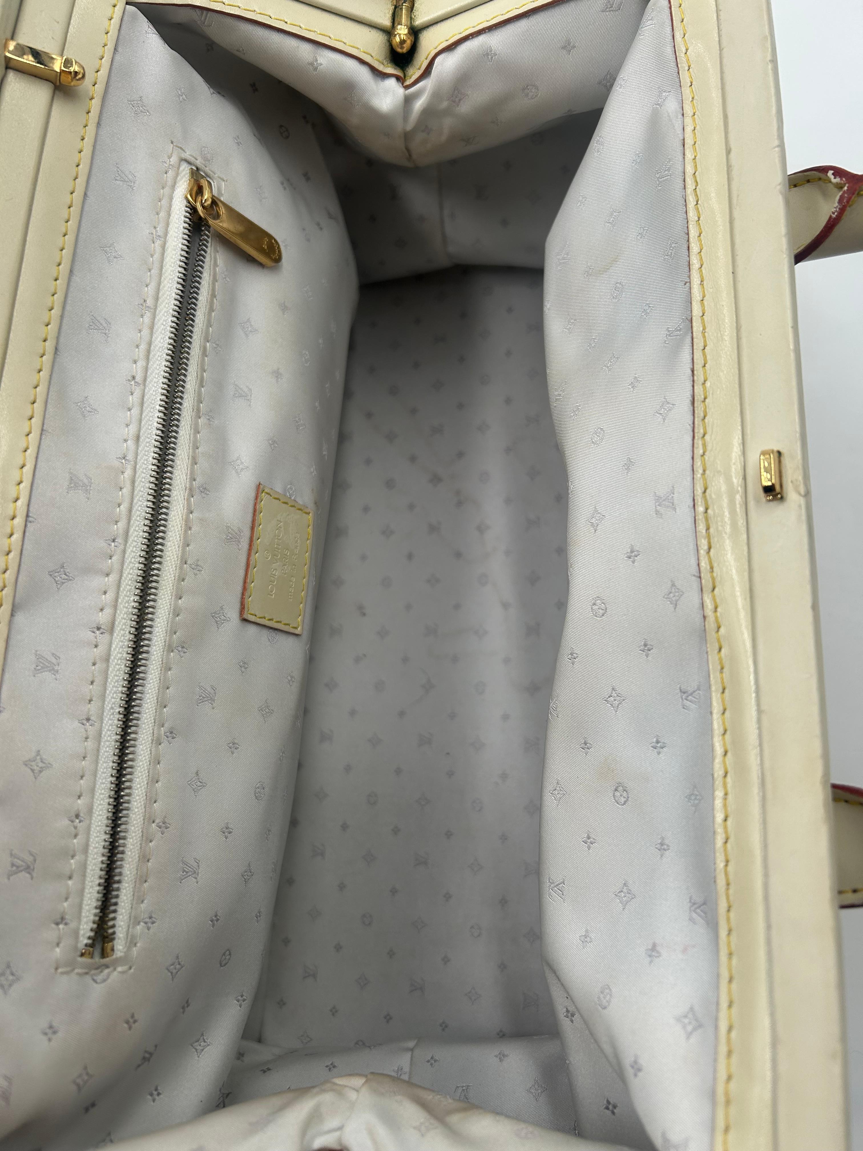 Louis Vuitton Off White Suhali Leder L'Ingenieux PM Tasche im Angebot 7