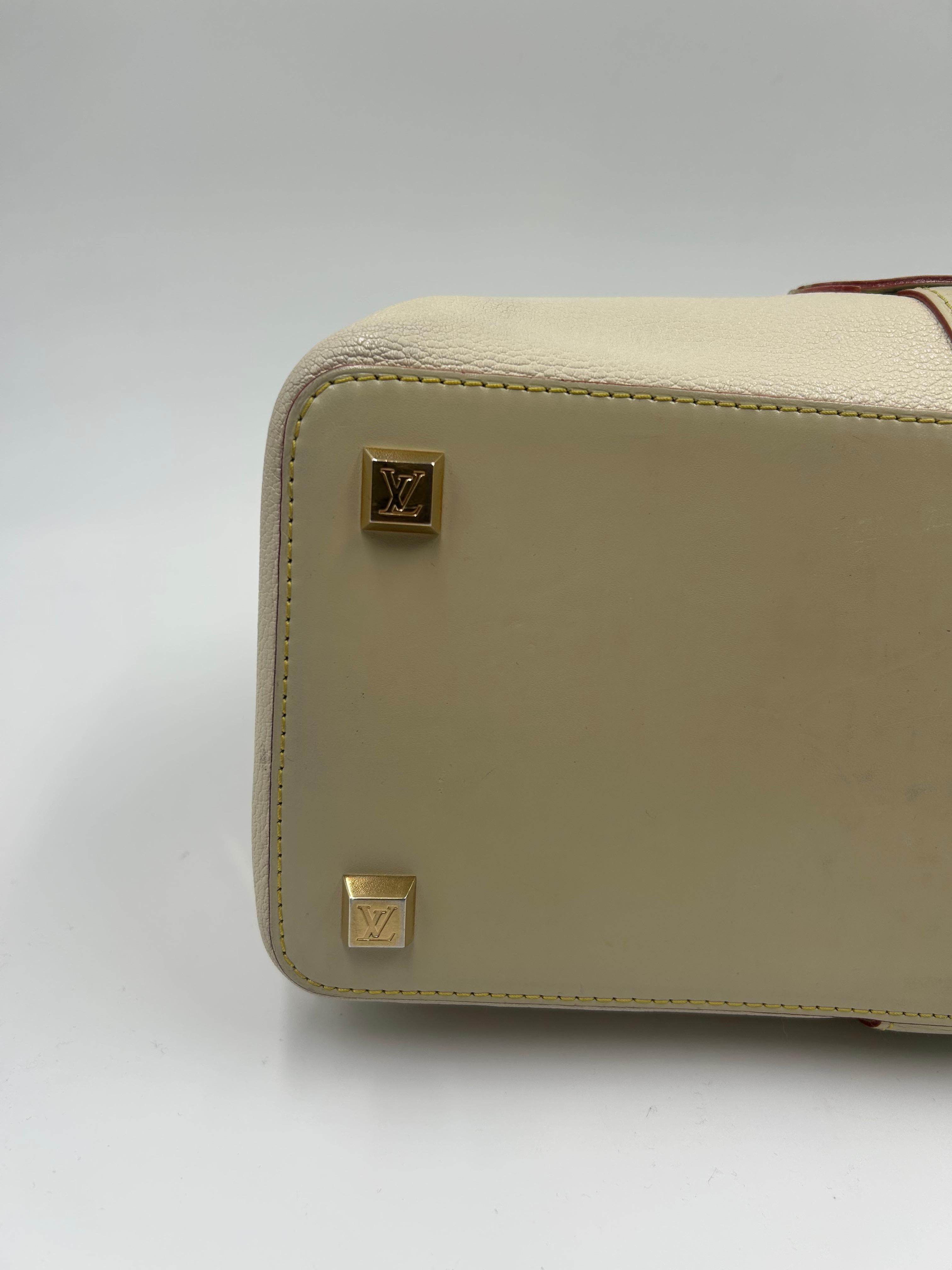 Louis Vuitton Off White Suhali Leder L'Ingenieux PM Tasche im Angebot 2