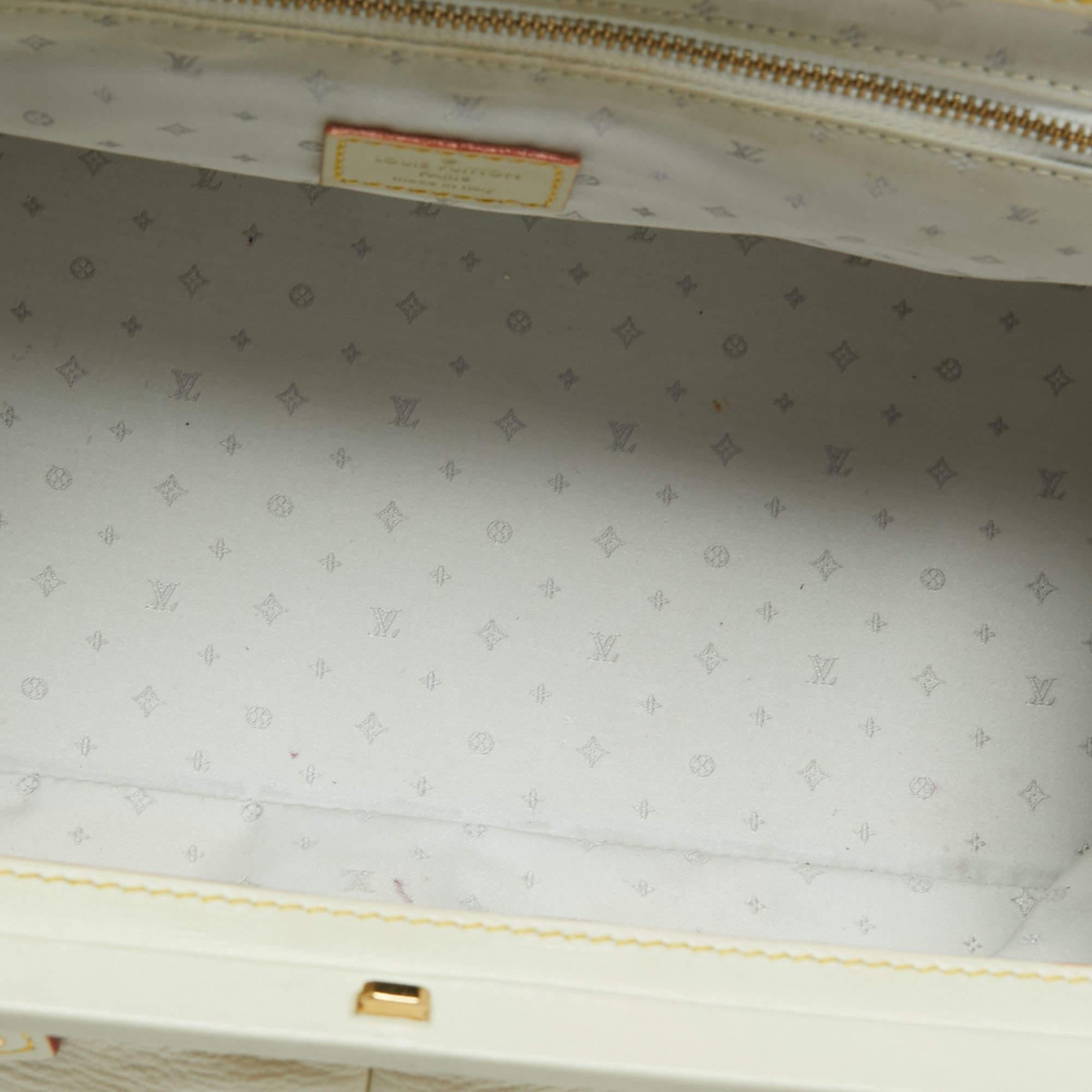 Louis Vuitton Off White Suhali Leather Lingenieux PM Bag 5