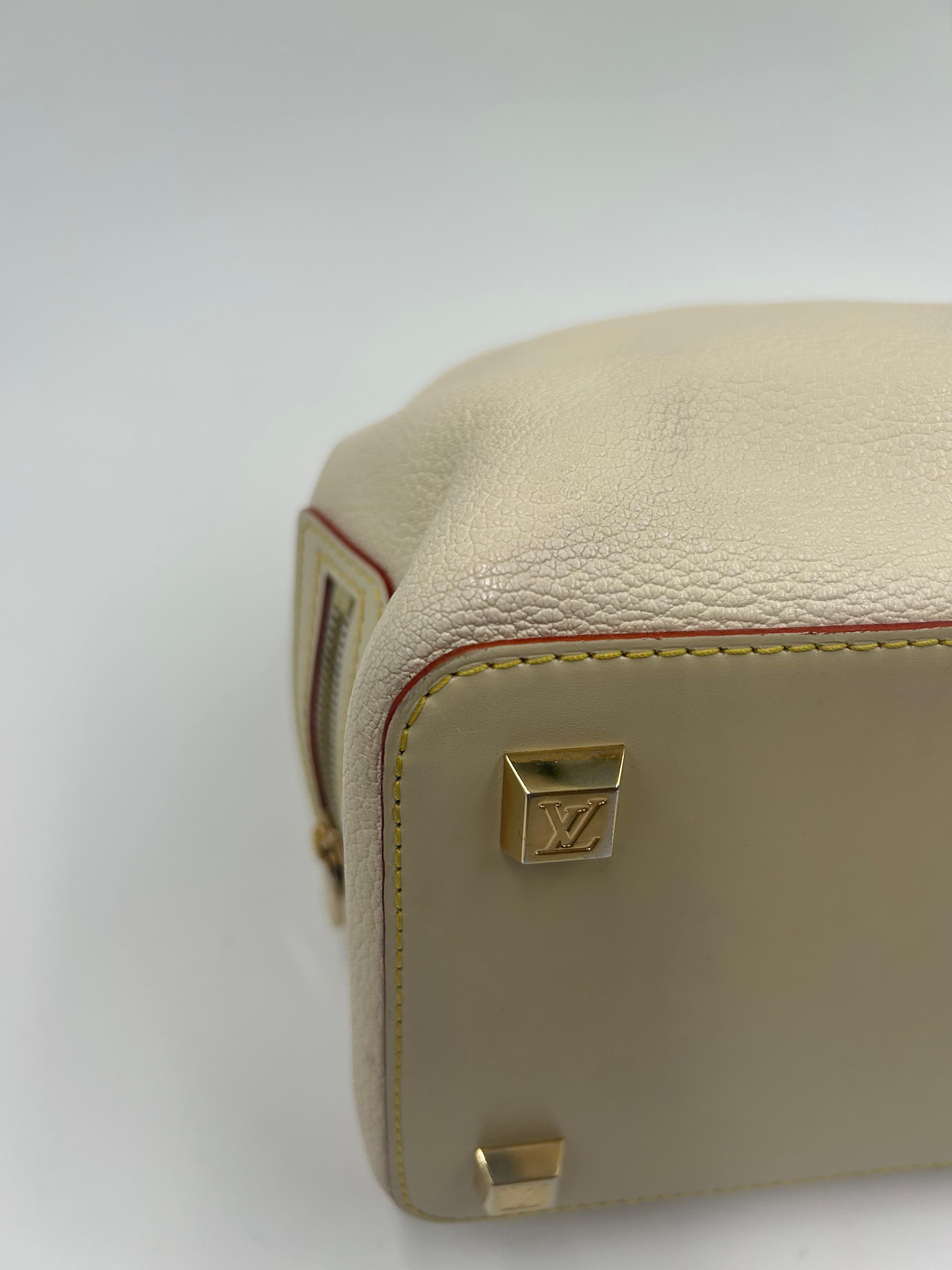 Louis Vuitton Off White Suhali Leder L'Ingenieux PM Tasche im Angebot 4