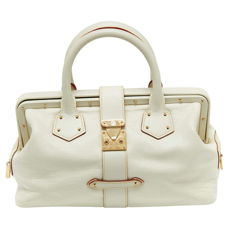 Louis Vuitton Off White Suhali Leather Lingenieux PM Bag For Sale