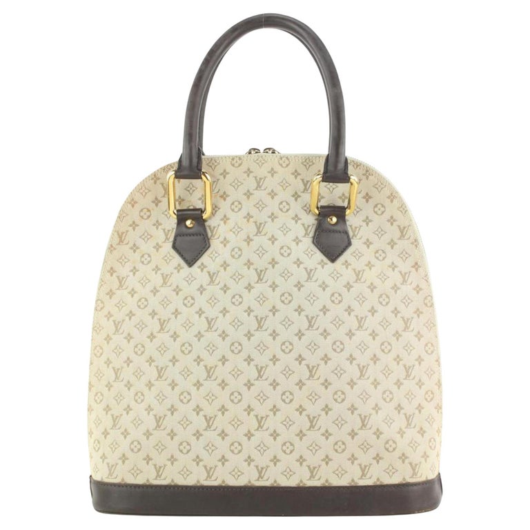 Louis Vuitton Olive Khaki Monogram Mini Lin Alma Haute Bag Tall 4LV1113 For  Sale at 1stDibs | louis vuitton alma, louis vuitton mini lin diaper bag