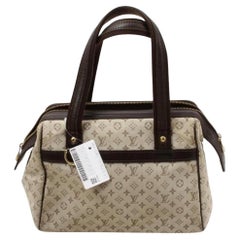 Louis Vuitton Olive Mini Lin Josephine Pm Boston Speedy 40LV713