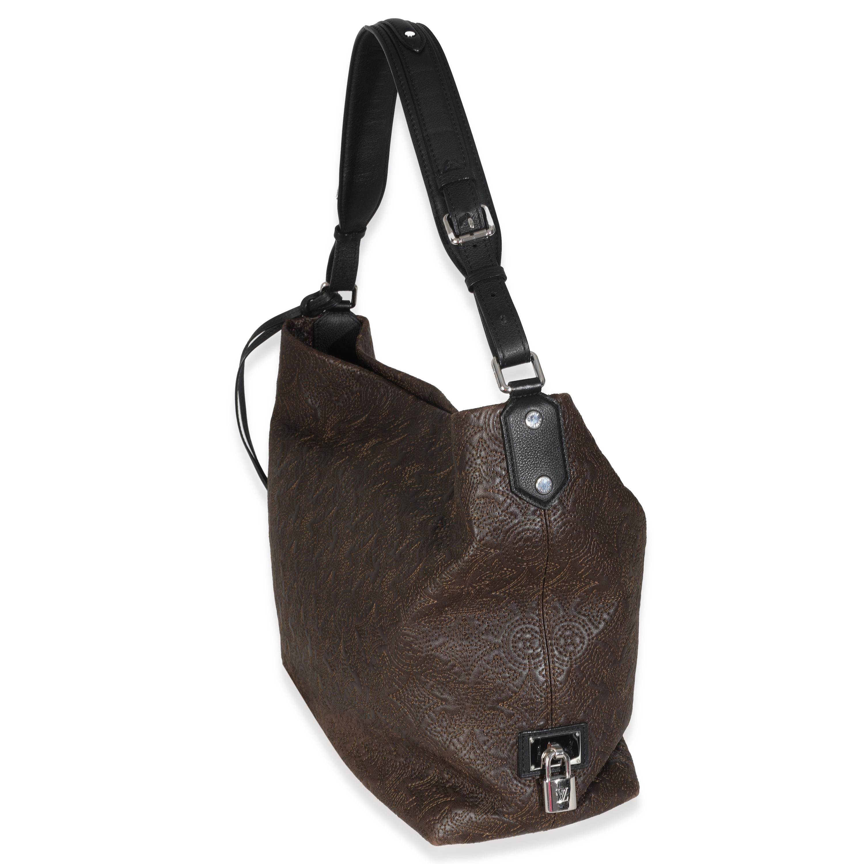 Louis Vuitton Monogram in pelle d'agnello Antheia Hobo in Oliver In condizioni ottime a New York, NY