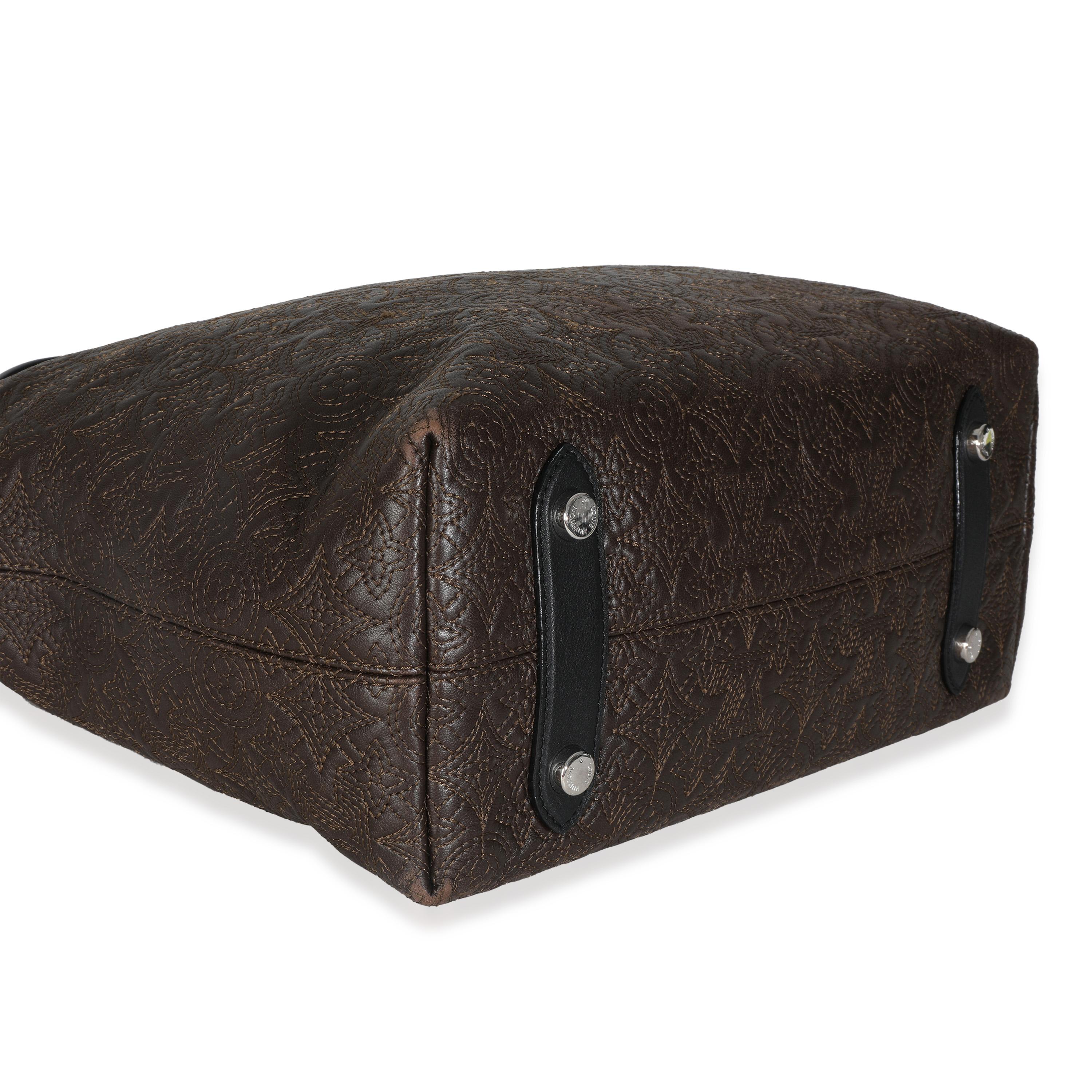 Louis Vuitton Monogram in pelle d'agnello Antheia Hobo in Oliver 2