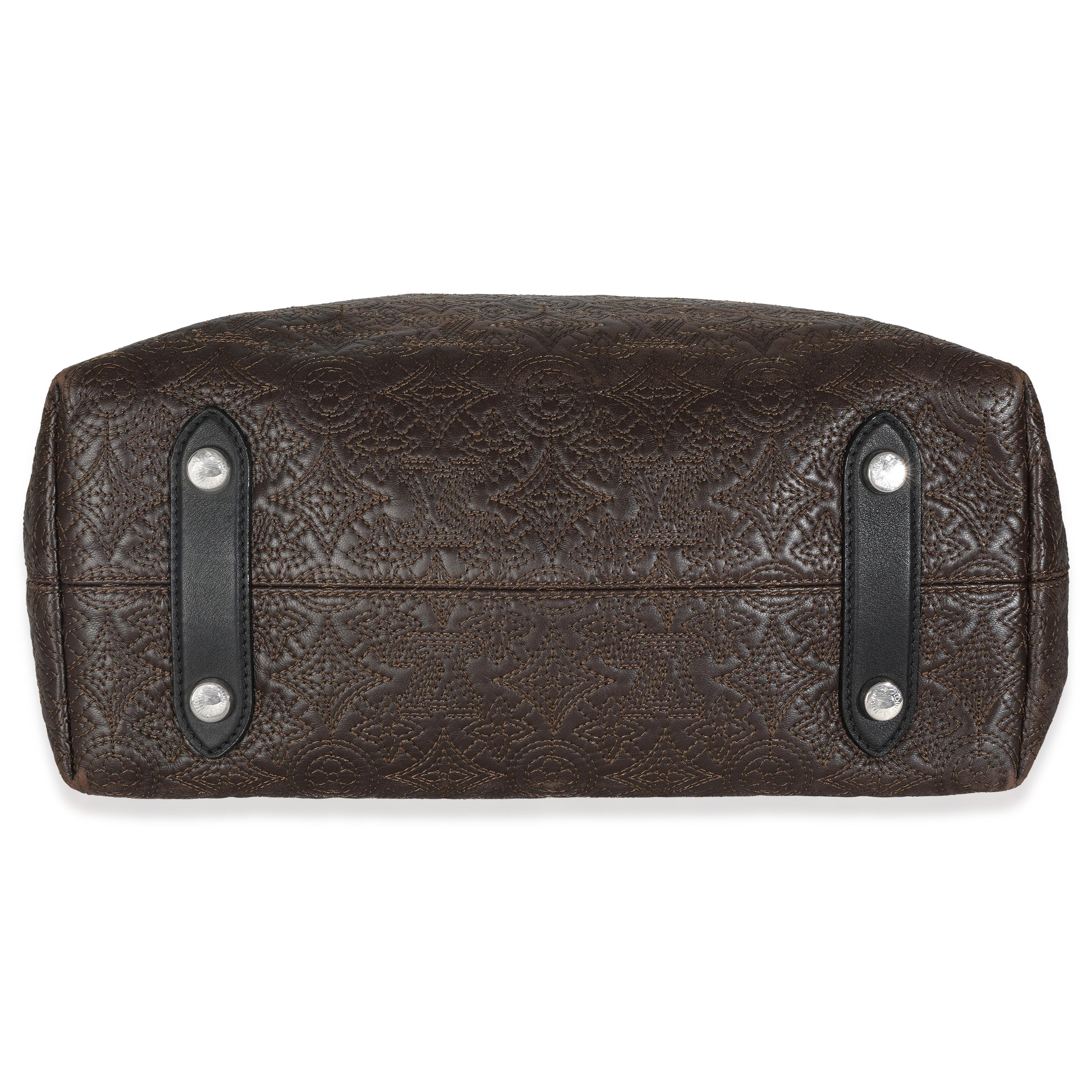 Louis Vuitton Monogram in pelle d'agnello Antheia Hobo in Oliver 3
