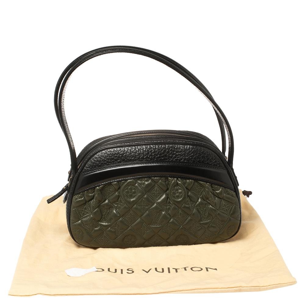 Louis Vuitton Olive Monogram Leather Limited Edition Mizi Bag 7