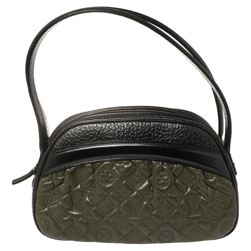 Louis Vuitton Olive Monogram Leather Limited Edition Mizi Bag