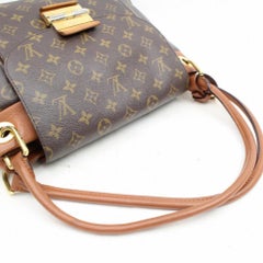 Louis Vuitton Olympe Camel Monogram 867177 Brown Coated Canvas Satchel