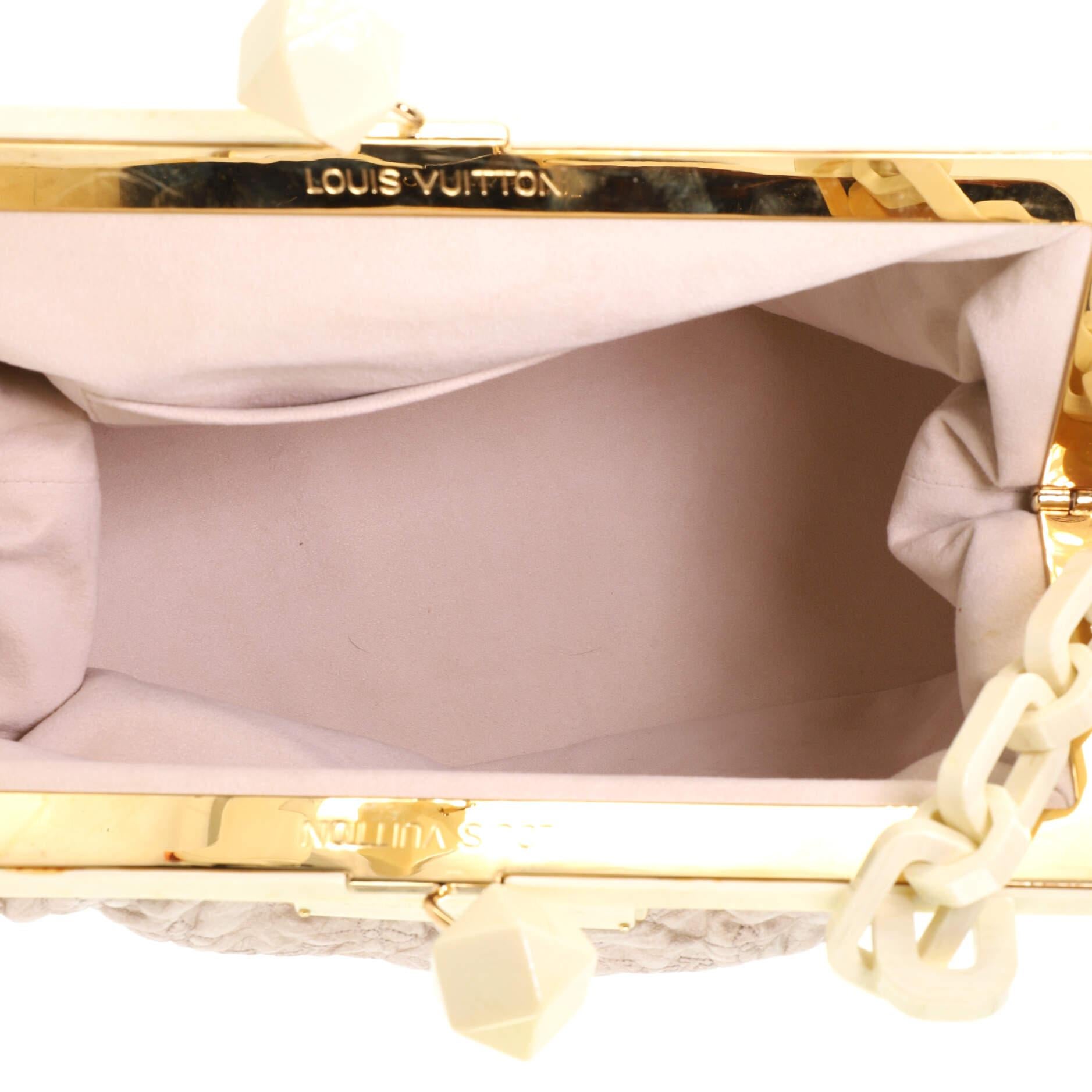 Louis Vuitton Olympe Cirrus Handbag Limited Edition Monogram Lambskin 1