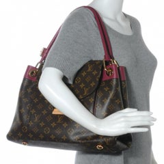 Louis Vuitton Olympe Monogram Aurore 865898 Brown Coated Canvas Shoulder Bag