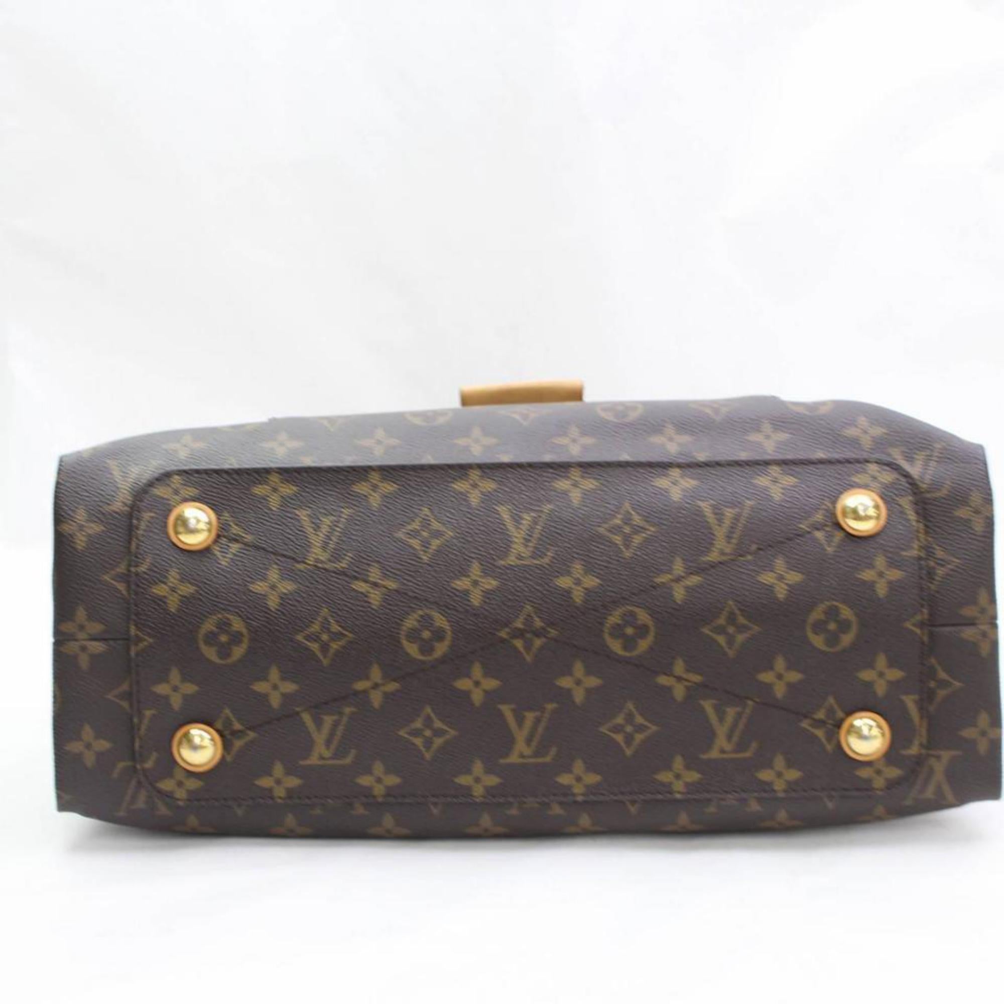 Louis Vuitton Olympe Monogram Havane 868050 Brown Coated Canvas Shoulder Bag For Sale 3
