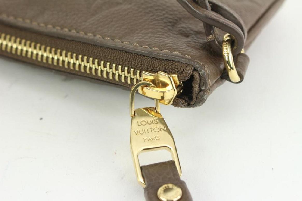 Louis Vuitton Ombre Leather Monogram Empreinte Citadine GM Pochette Wristlet 5