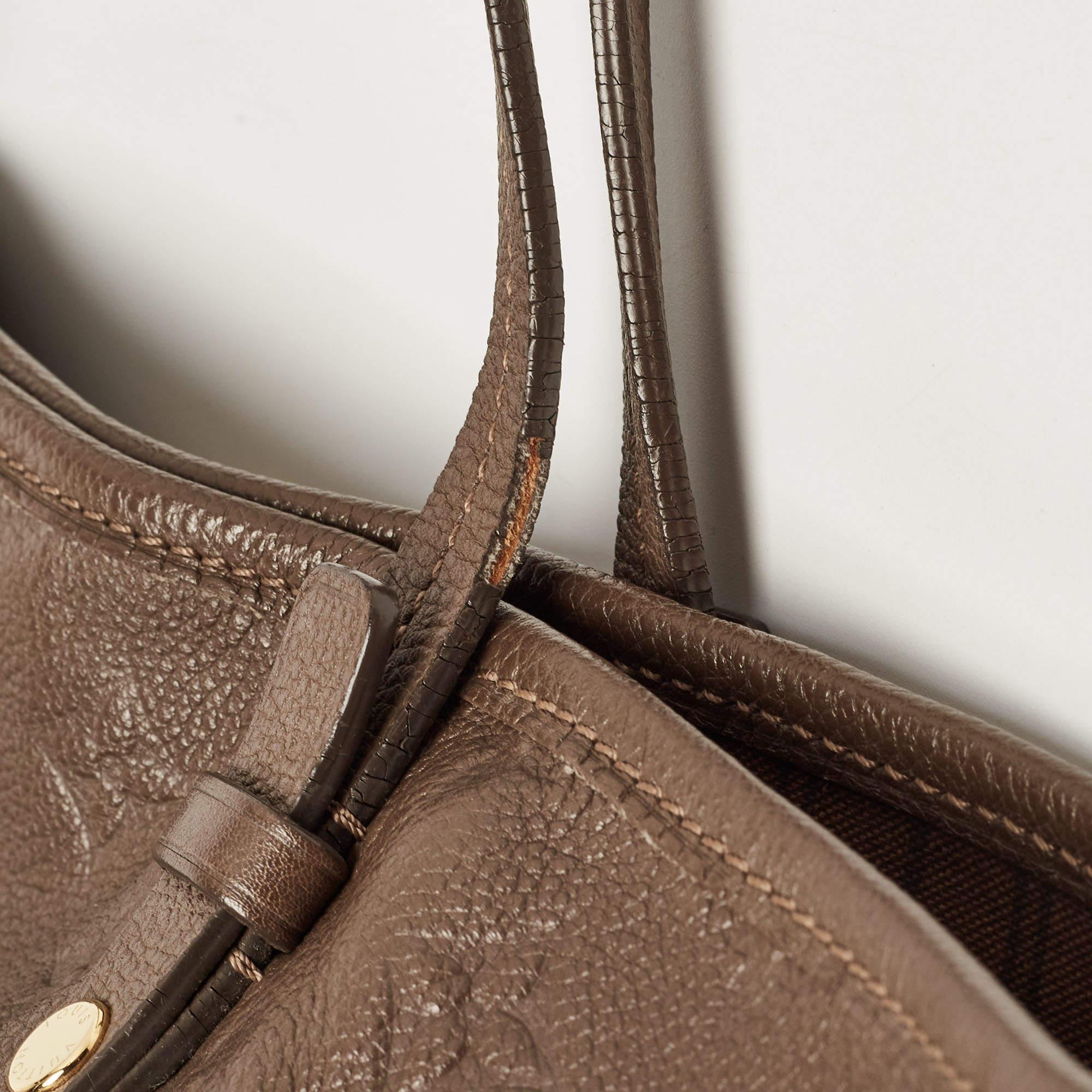 Louis Vuitton Ombre Monogram Empreinte Leather Citadine GM Bag For Sale 11