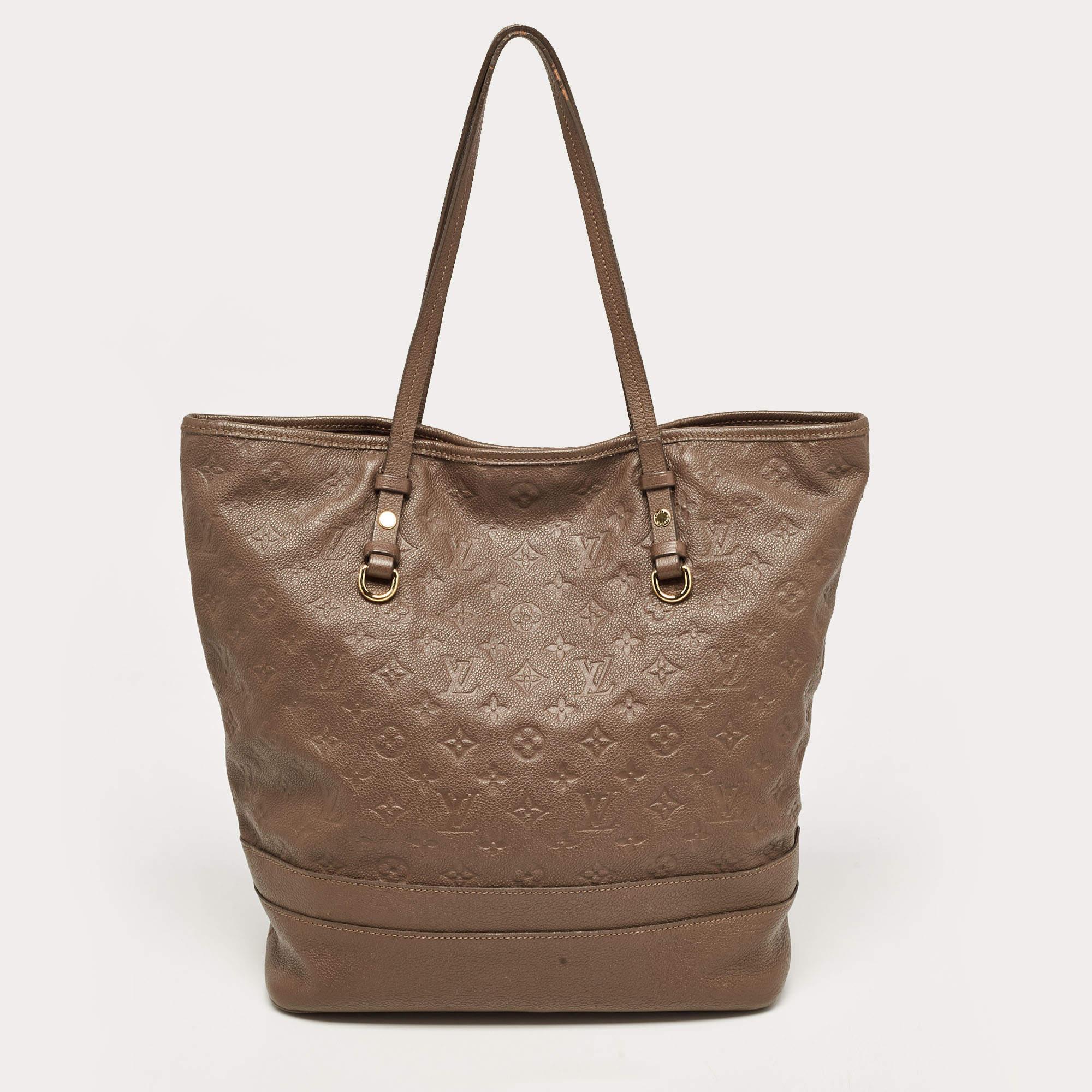 Louis Vuitton Ombre Monogram Empreinte Leather Citadine GM Bag For Sale 14