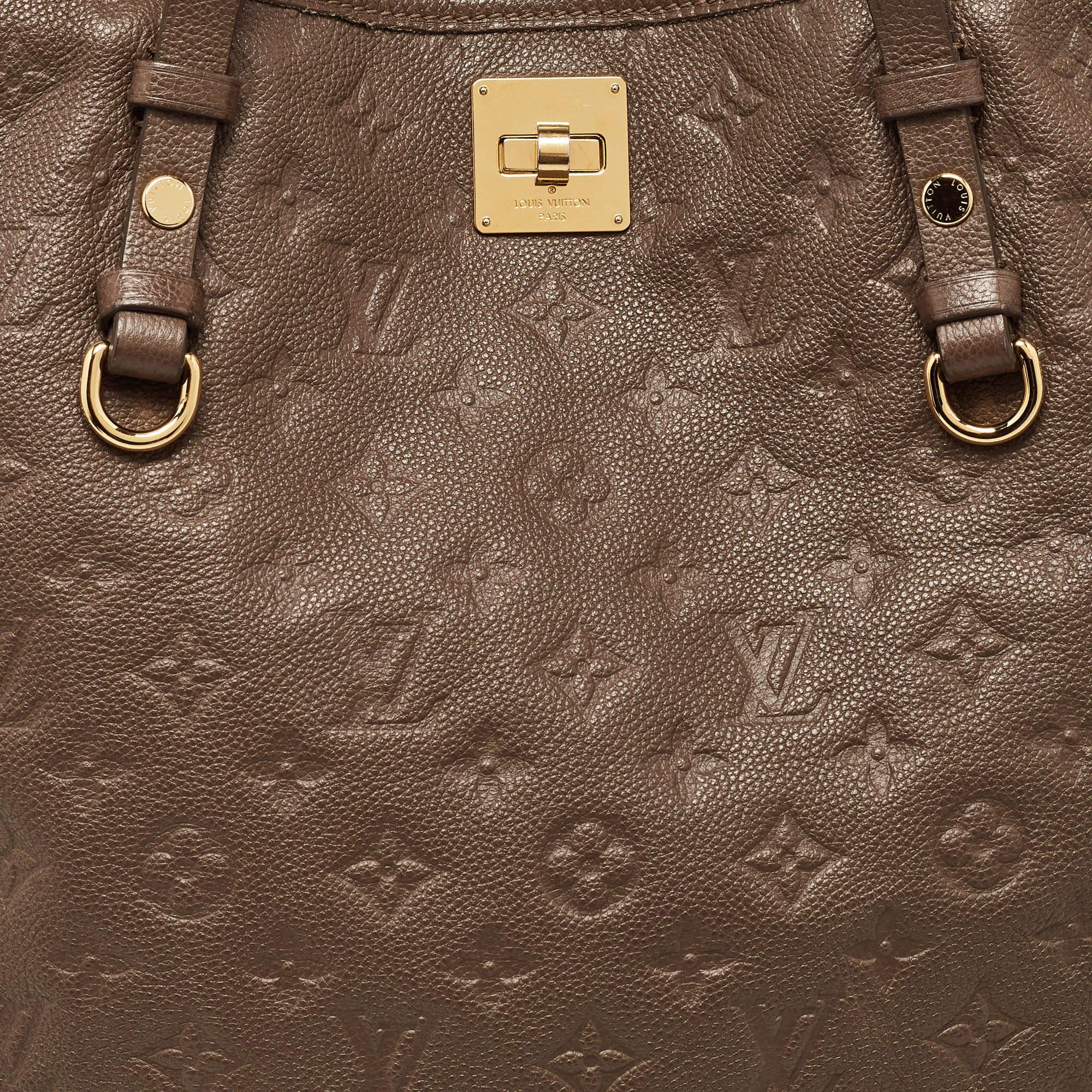 Louis Vuitton Ombre Monogram Empreinte Leather Citadine GM Bag For Sale 15