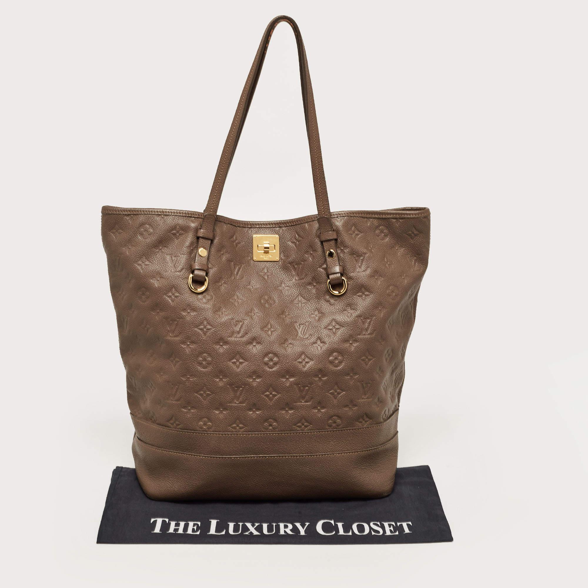 Louis Vuitton Ombre Monogram Empreinte Leather Citadine GM Bag For Sale 16