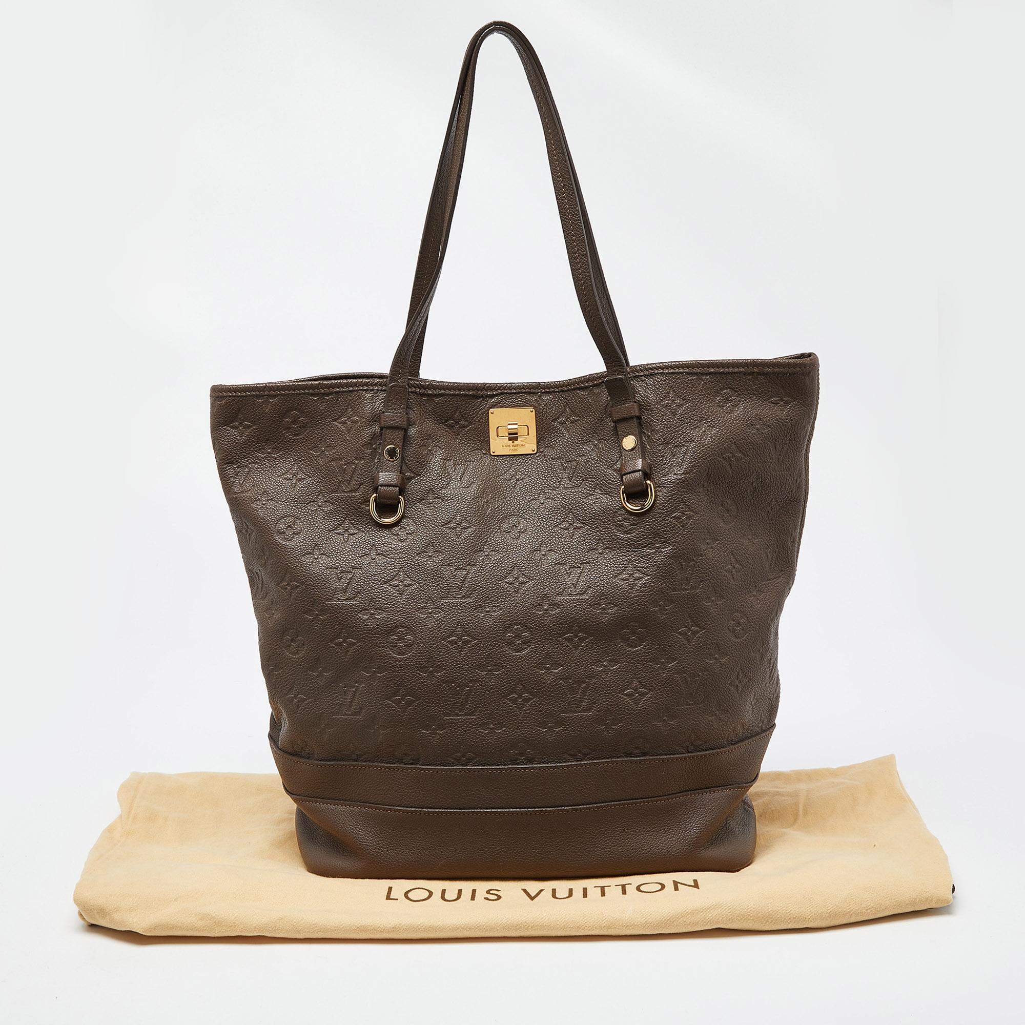 Louis Vuitton Ombre Monogram Empreinte Leather Citadine GM Bag For Sale 1