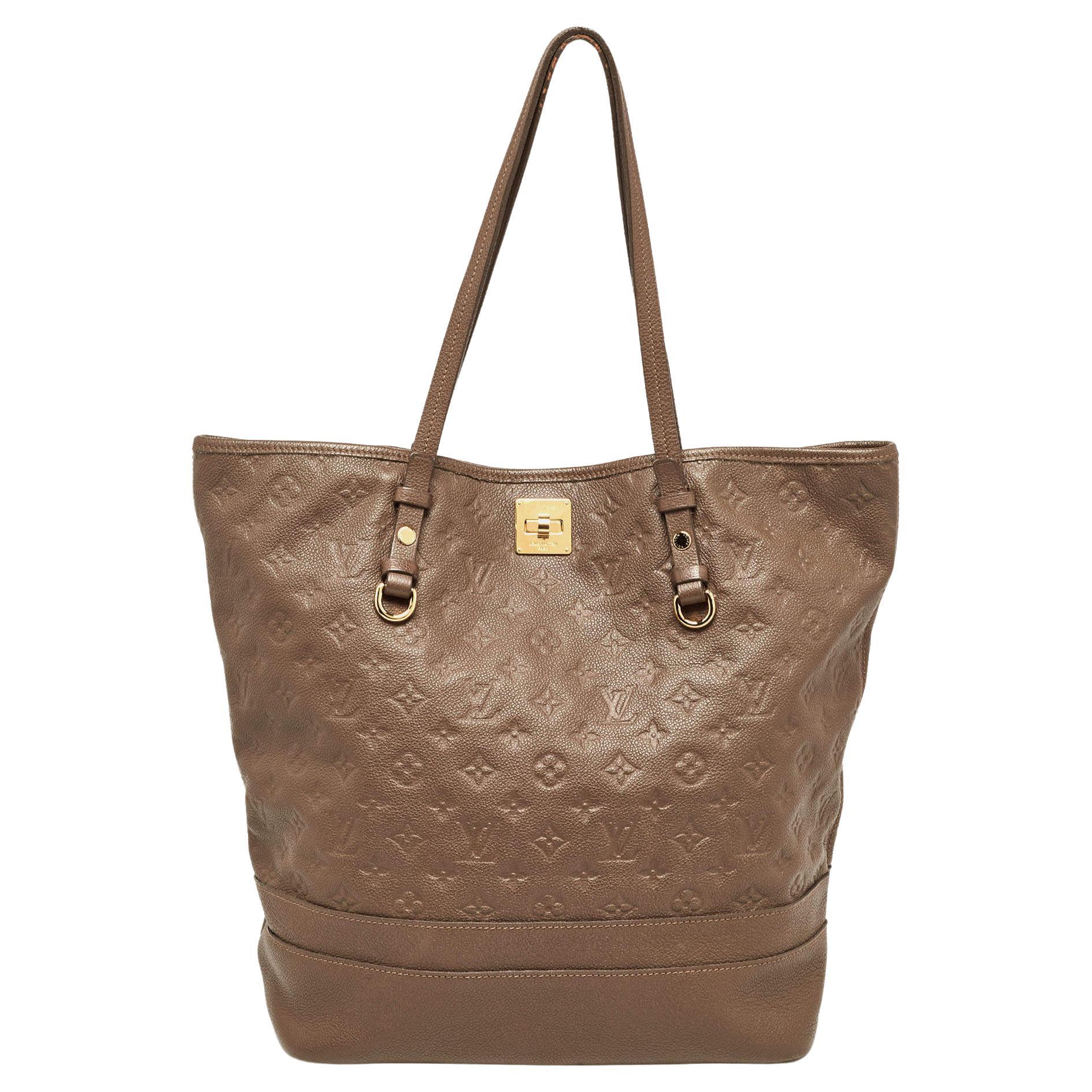 Louis Vuitton Ombre Monogram Empreinte Leather Citadine GM Bag For Sale