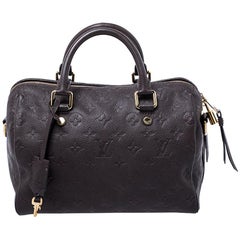 Used Louis Vuitton Ombre Monogram Empreinte Leather Speedy Bandouliere 25 Bag