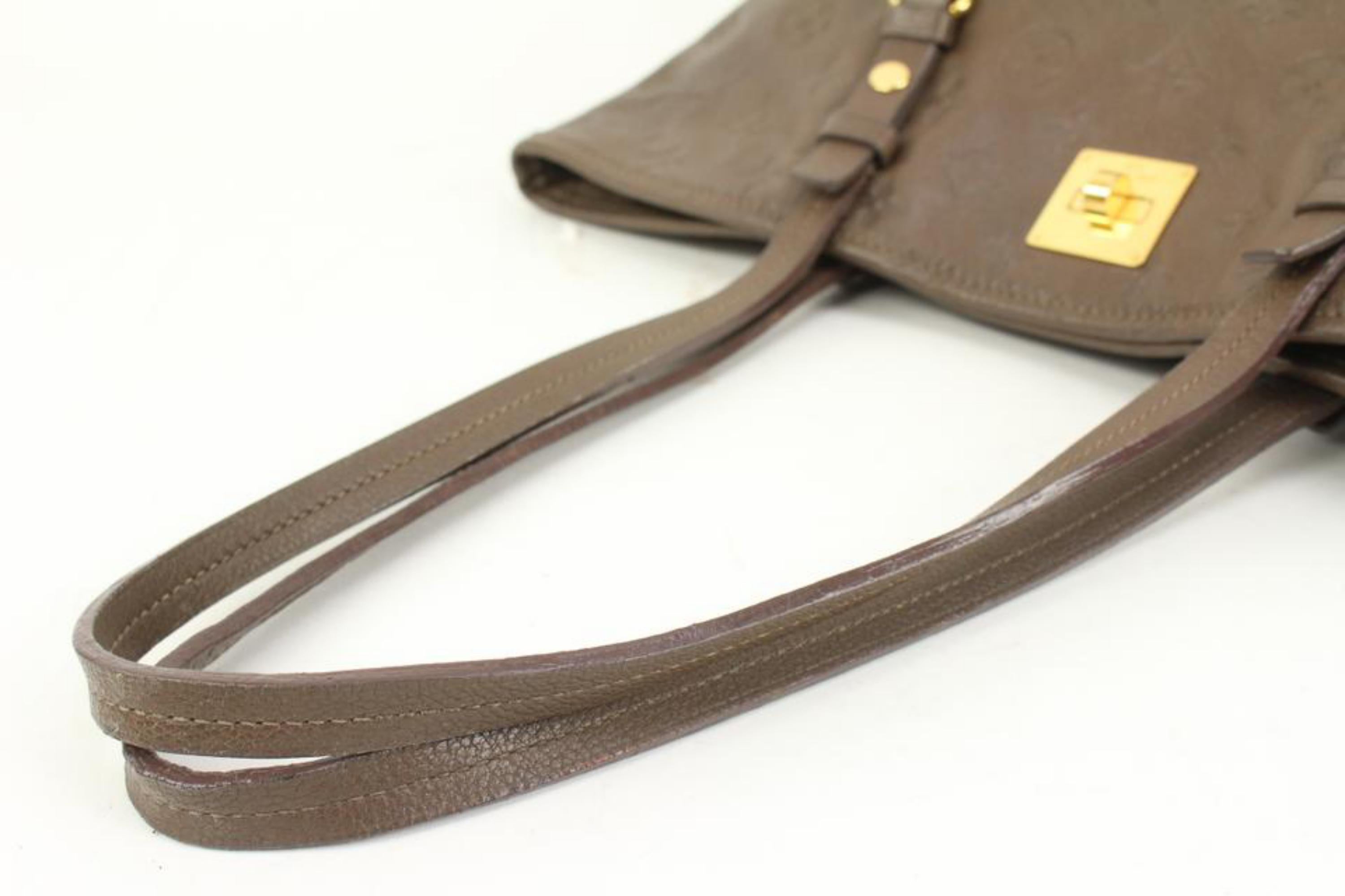 Women's Louis Vuitton Ombre Monogram Leather Empreinte Citadine PM Bag 20lk321s
