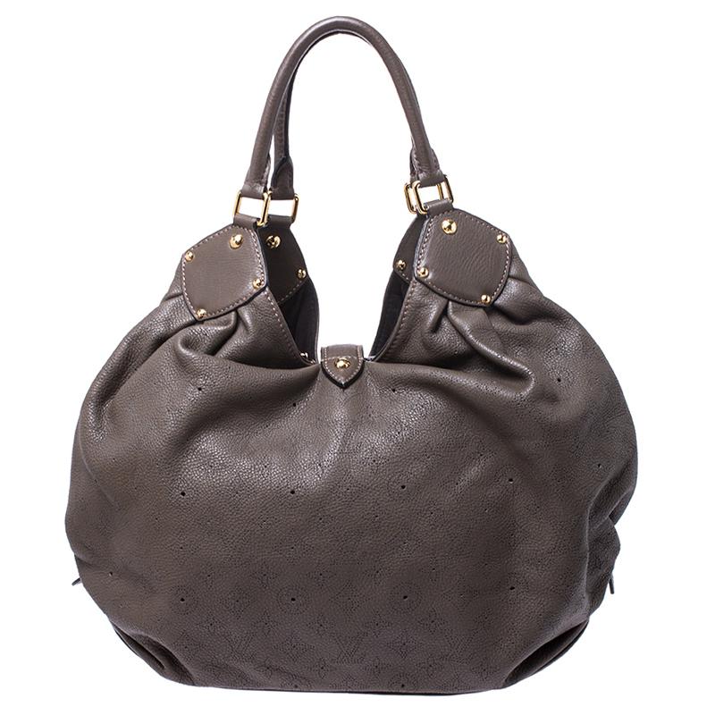 Women's Louis Vuitton Ombre Monogram Mahina Leather XL Bag