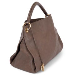 LOUIS VUITTON Ombre taupe Monogram Empreinte leather ARTSY MM Bag