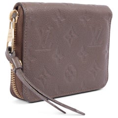 LOUIS VUITTON Ombre taupe Monogram Empreinte SECRET Wallet