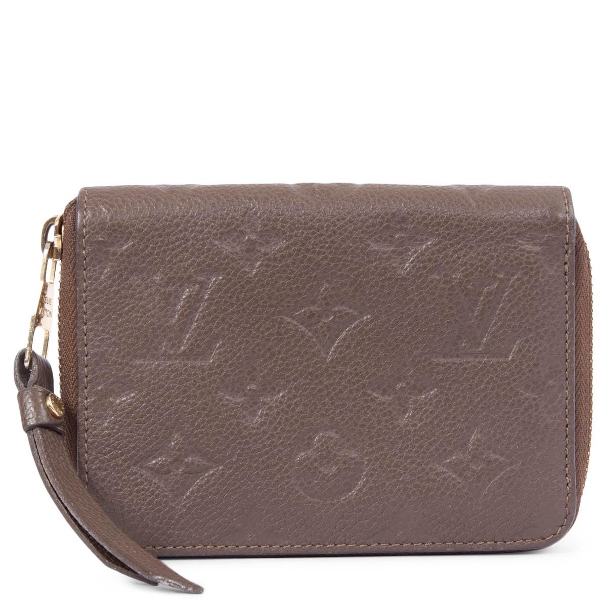 LOUIS VUITTON - Portefeuille Empreinte SECRET à monogramme taupe dégradé