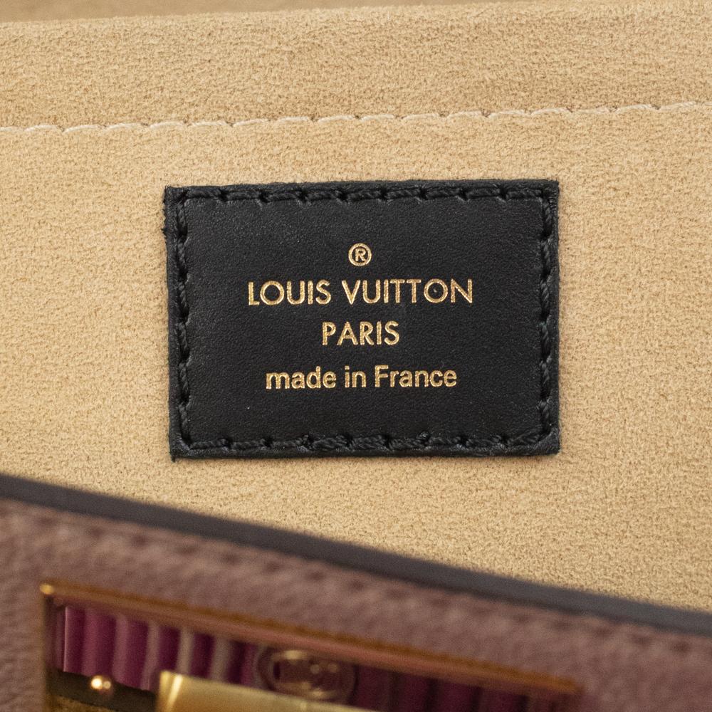 Women's Louis Vuitton, On my side in green leather