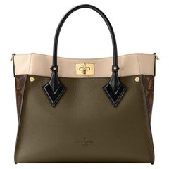 Louis Vuitton On My Side Military Twist Calfskin And Monogram Coated Canvas