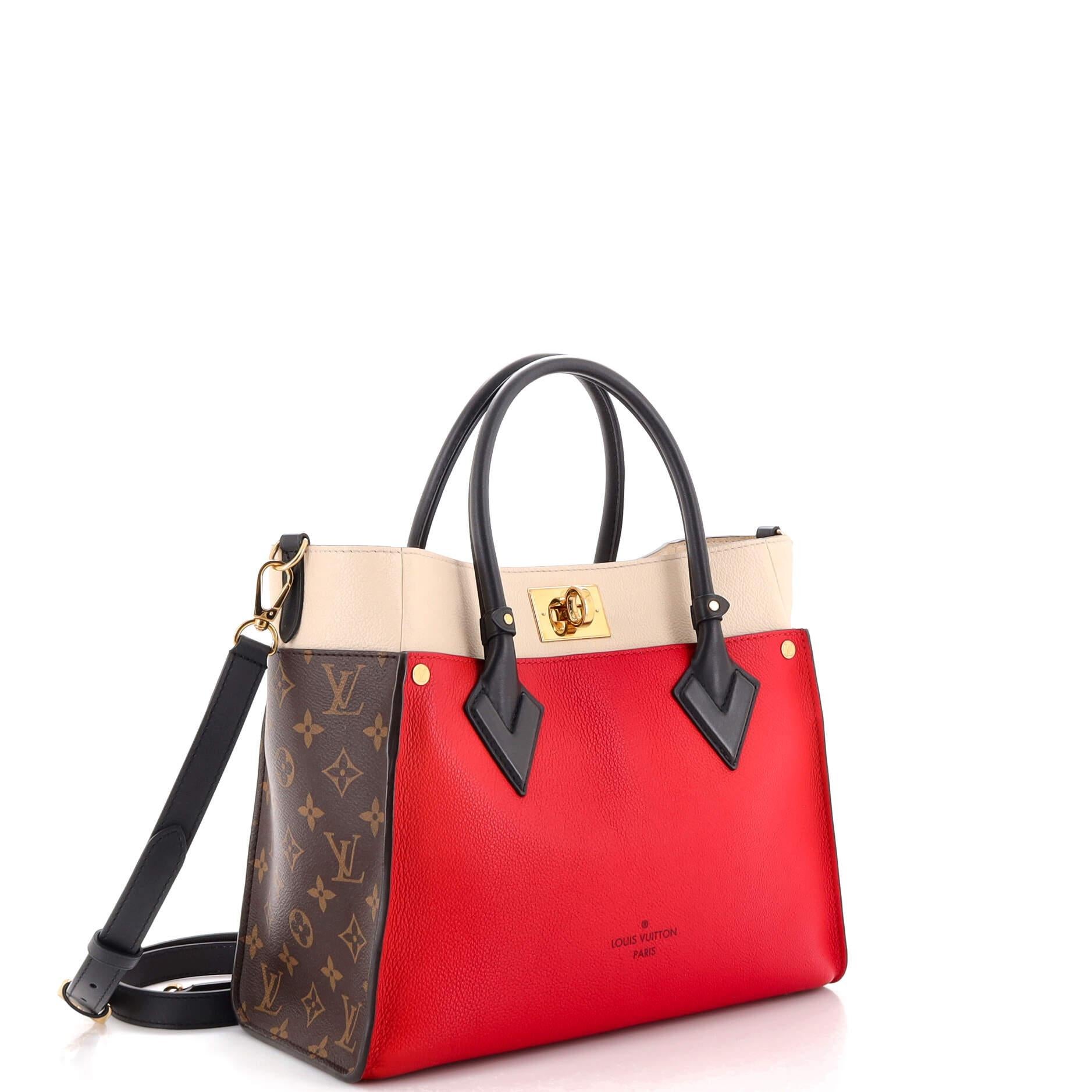 BRAND NEW, SOLD OUT Color Louis Vuitton On My Side Tote MM Galet