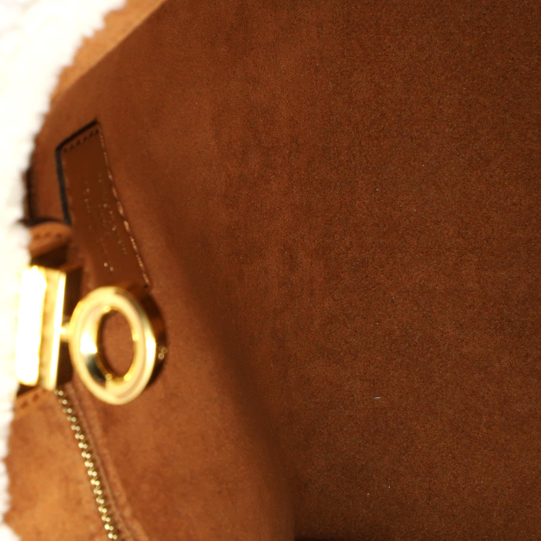 Louis Vuitton On My Side Tote Leather with Shearling PM 2