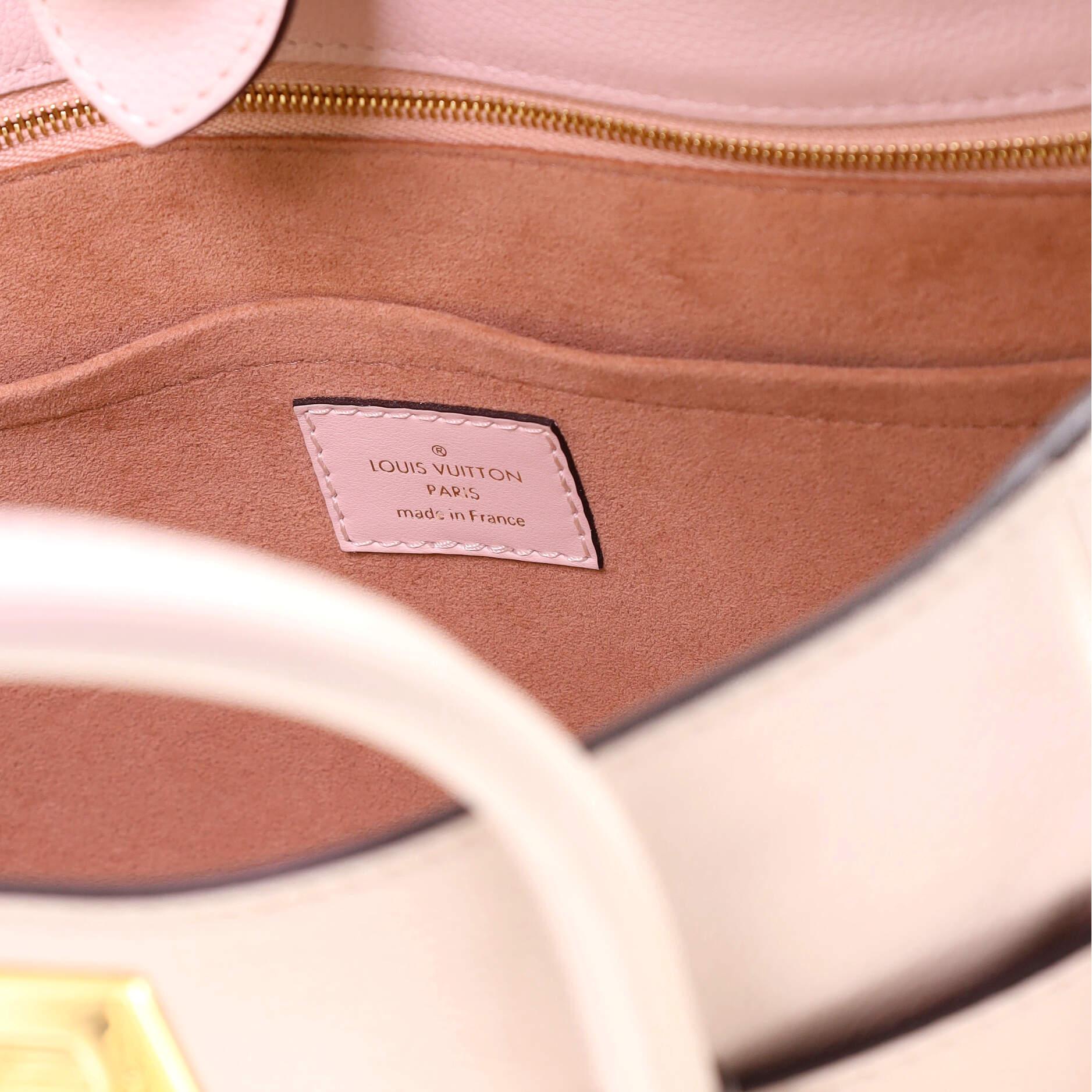 Louis Vuitton On My Side Tote Mahina Leather MM 1