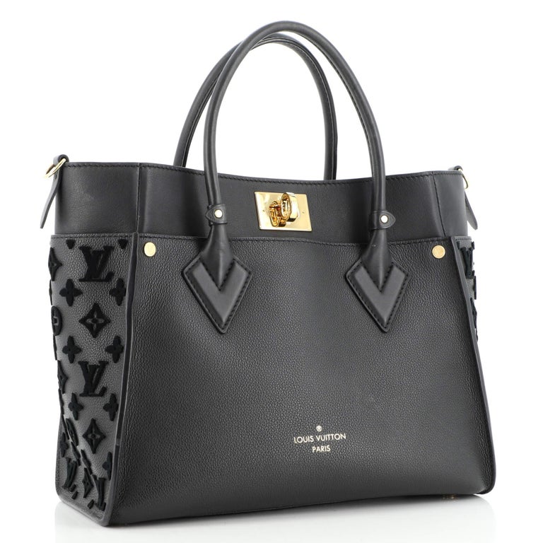 Louis Vuitton On My Side Tote Monogram Tuffetage Leather at 1stDibs
