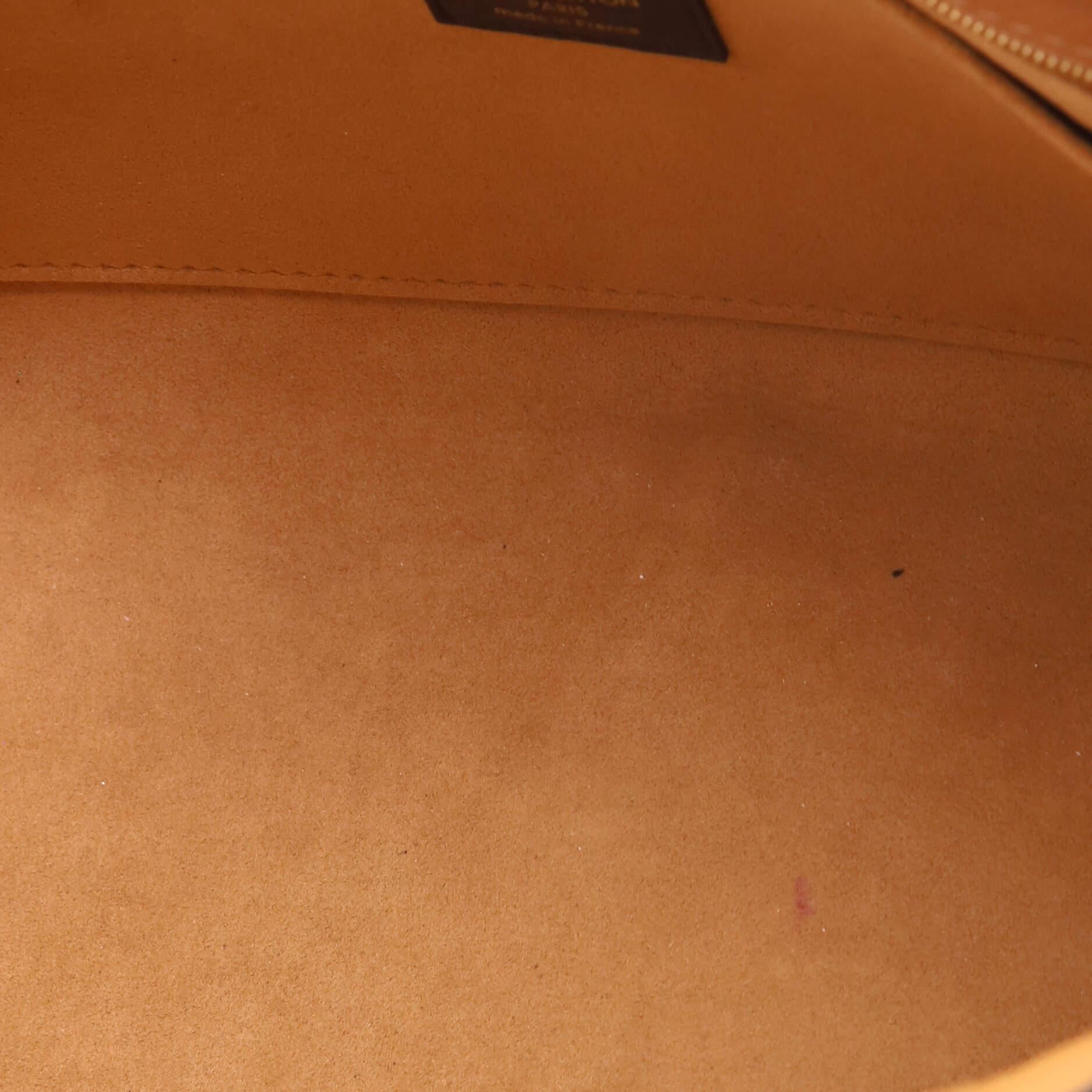 Louis Vuitton On My Side Tote Monogram Tuffetage Leather 1