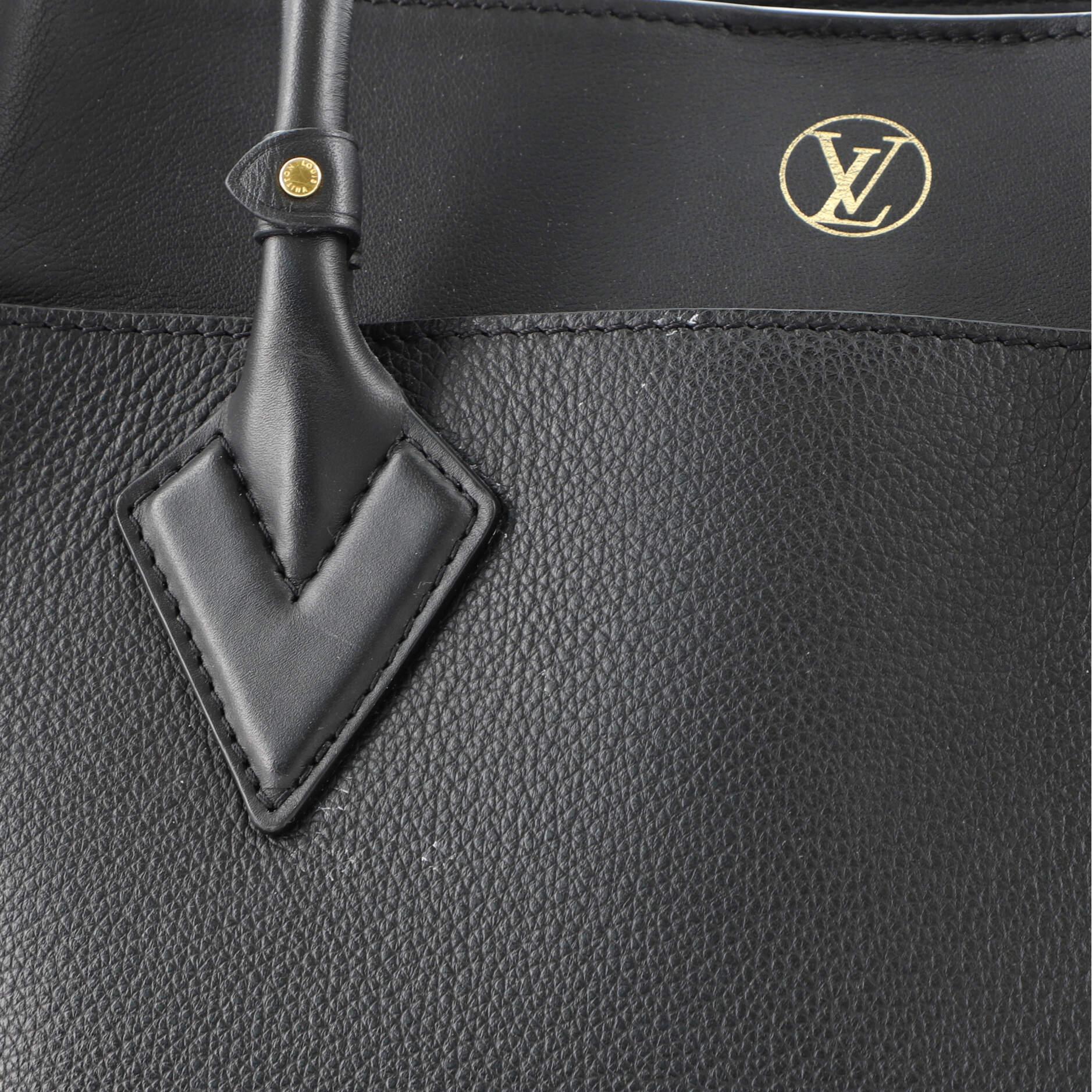 Louis Vuitton On My Side Tote Monogram Tuffetage Leather 2