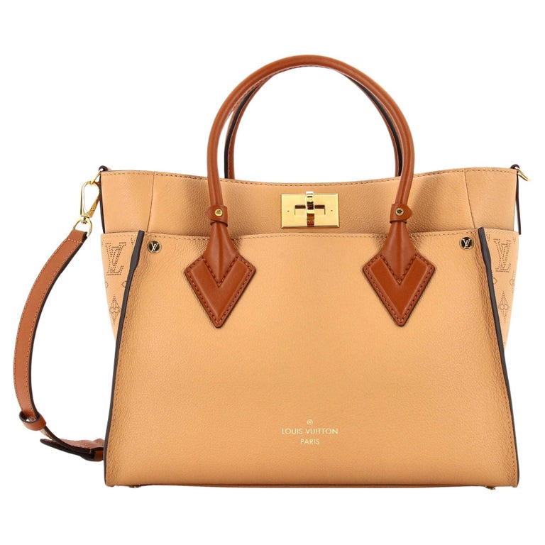 Louis Vuitton On My Side Tote Monogram Tuffetage Leather For Sale at 1stDibs