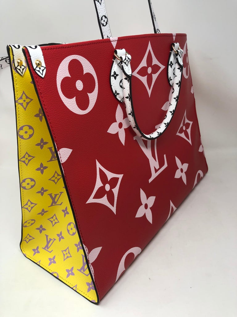 Louis Vuitton On The Go Red Bag