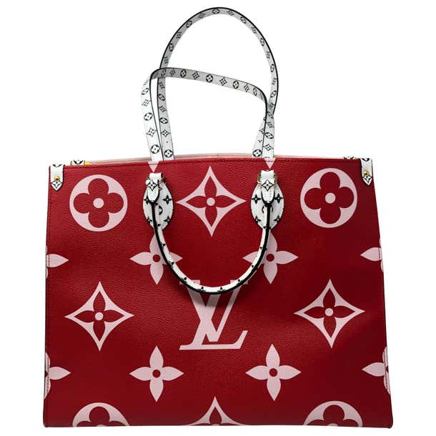 Louis Vuitton On The Go Red Bag at 1stDibs | pink on the go louis vuitton