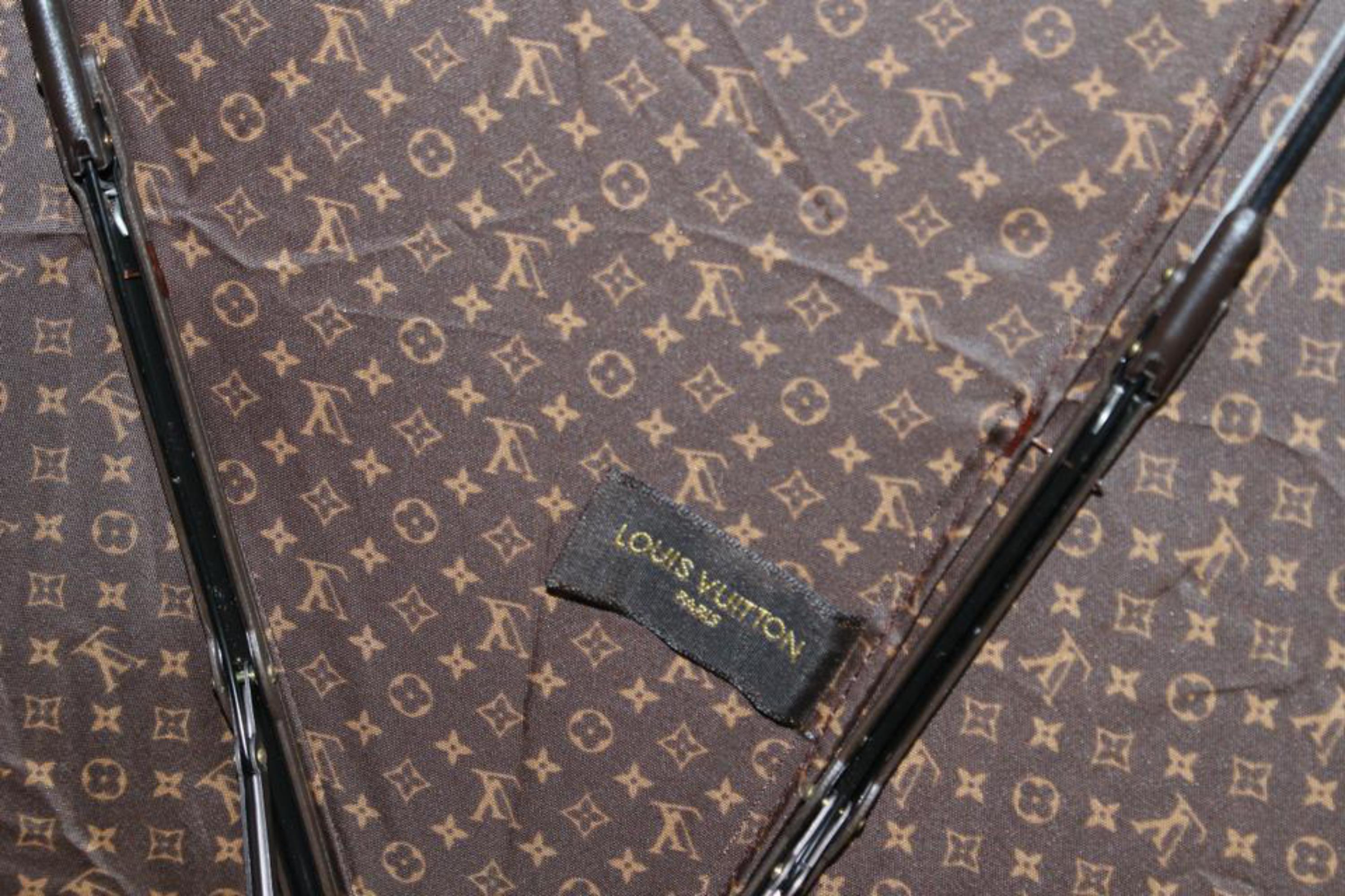 Brown Louis Vuitton Ondees Monogram Umbrella or Parasol 1215lv48