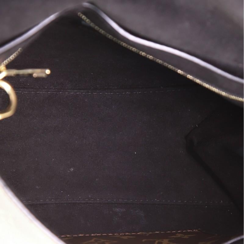 Louis Vuitton Borsa a un manico con patta Monogram in tela e pelle MM 1