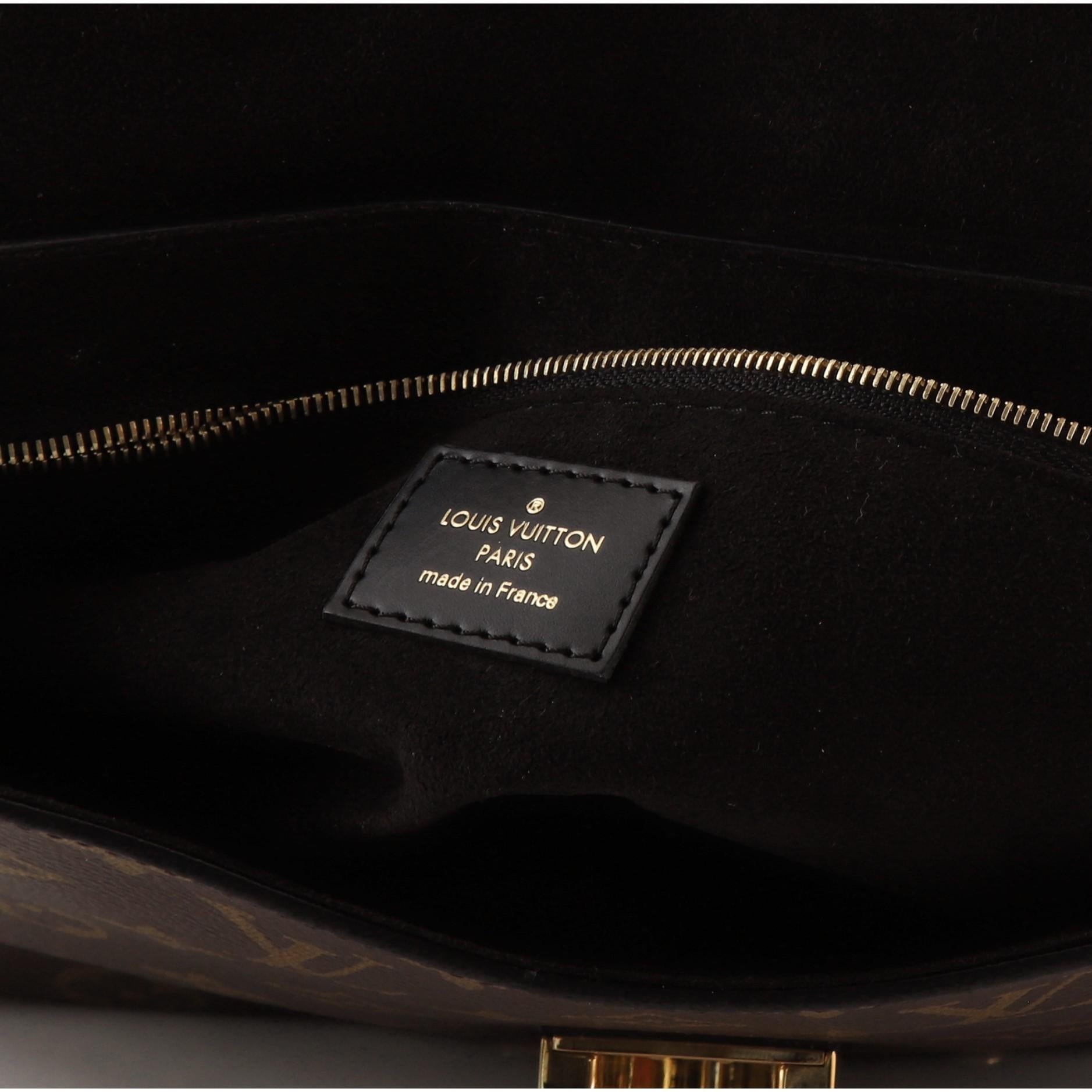Louis Vuitton One Handle Flap Bag Monogram Canvas and Leather MM 1