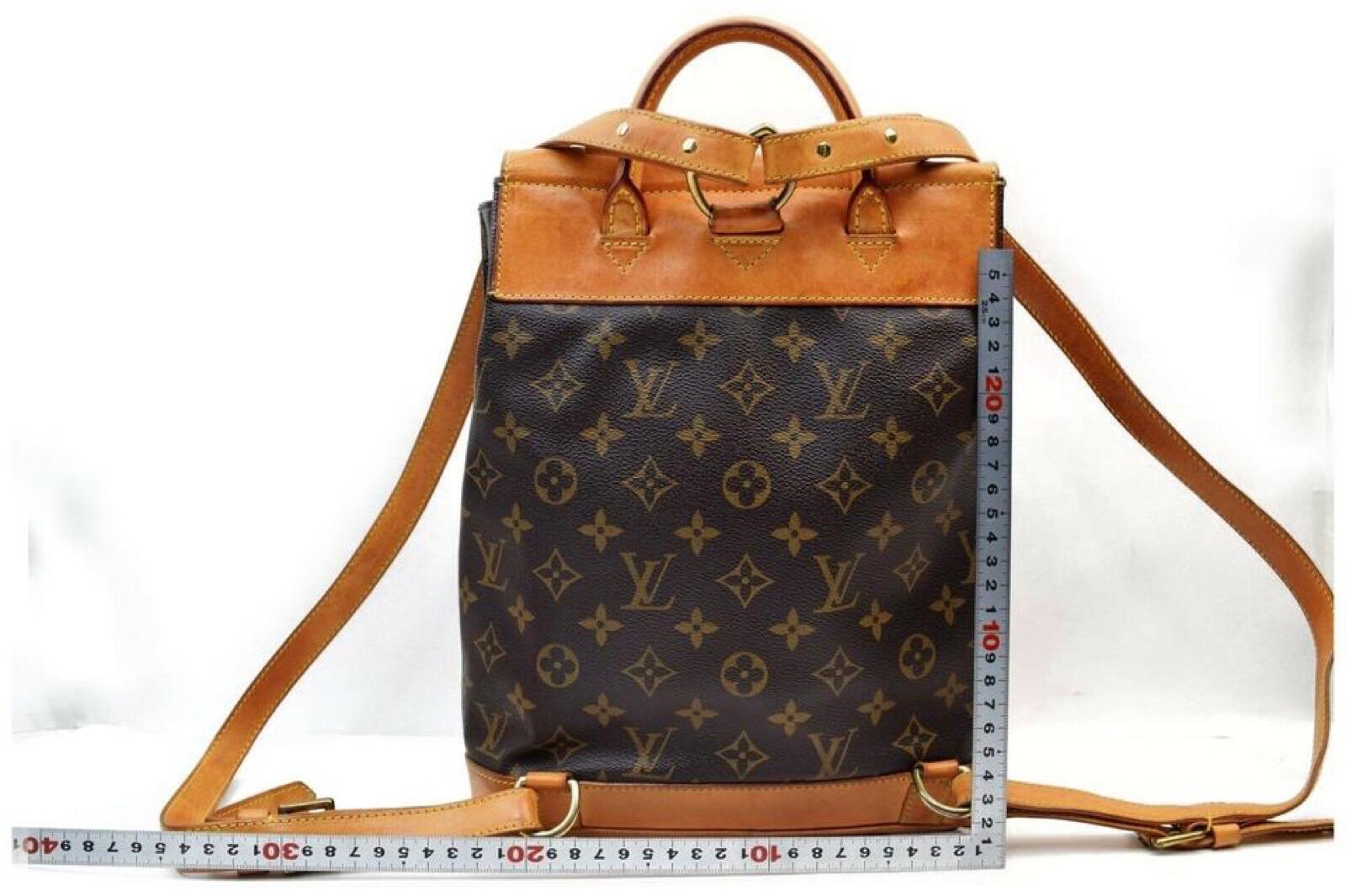 Black Louis Vuitton Only One in the World Special Order Monogram Soho Backpack  862667 For Sale