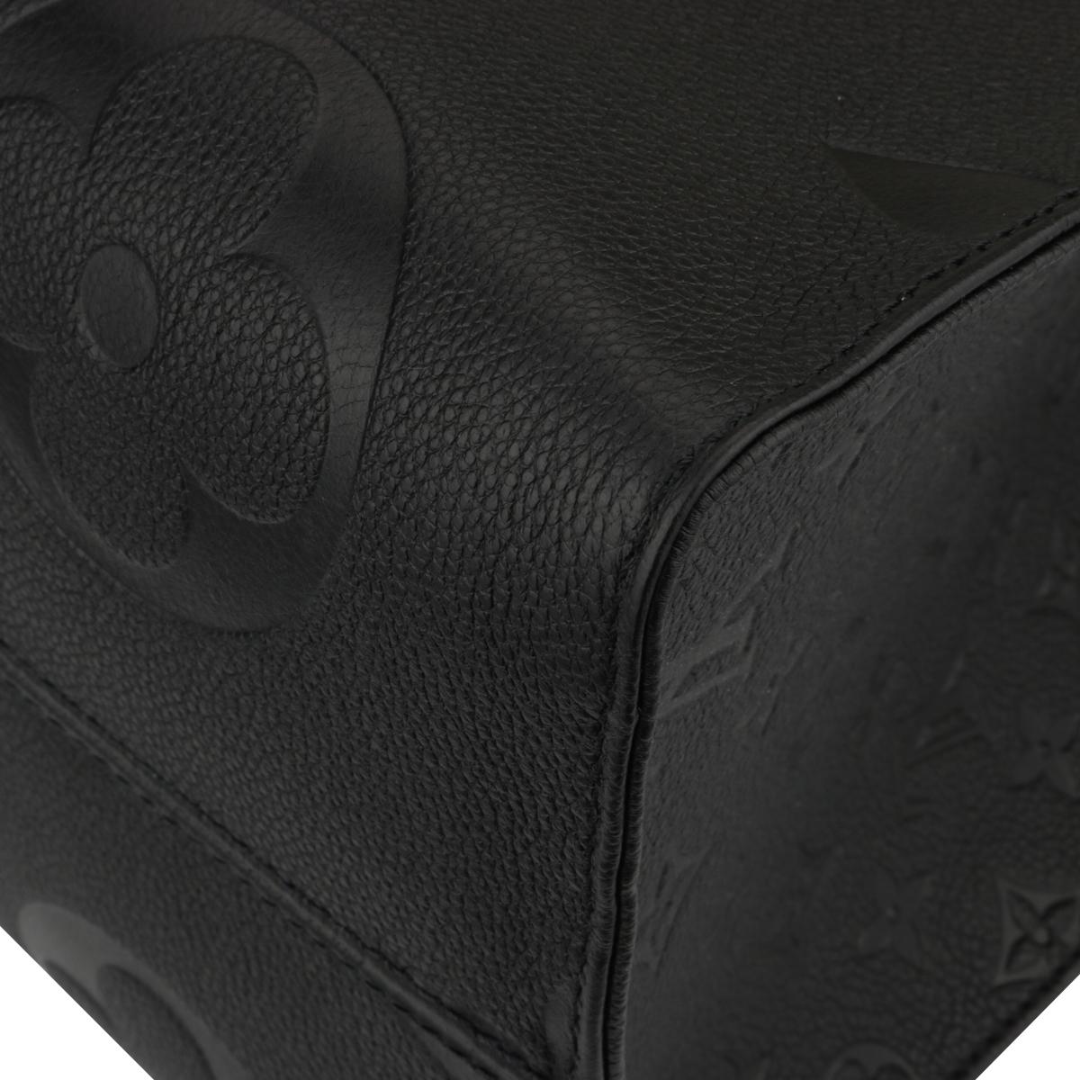 Louis Vuitton Onthego GM Black Monogram Empreinte Leather Tote with Gold HW 2019 2