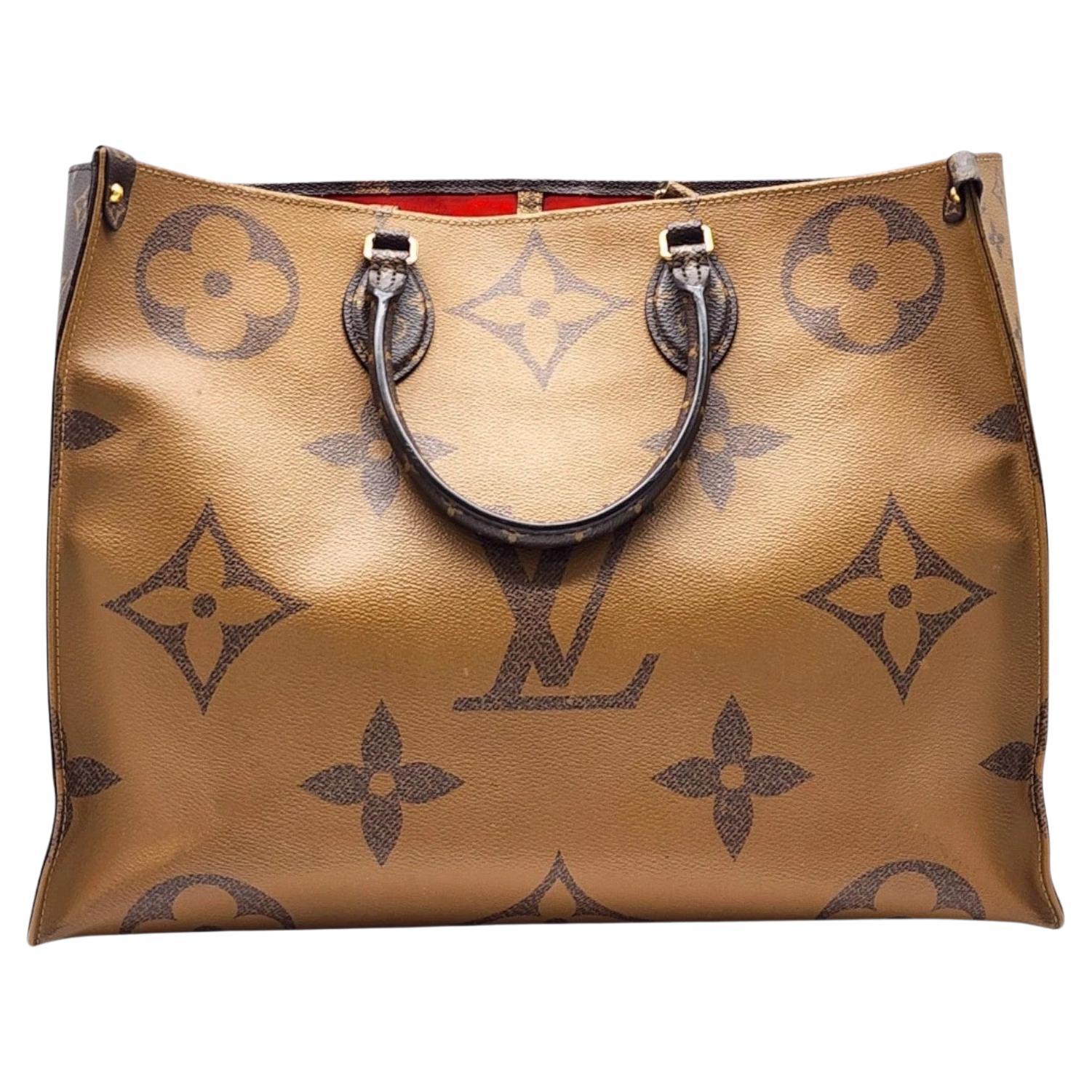Louis Vuitton OnTheGo GM Monogram Giant Reverse Tote - Great Deal! en venta