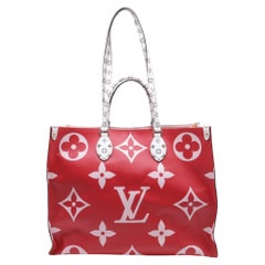 Louis Vuitton Onthego GM Monogram Giant Tote Bag in Multicolor Coated Canvas