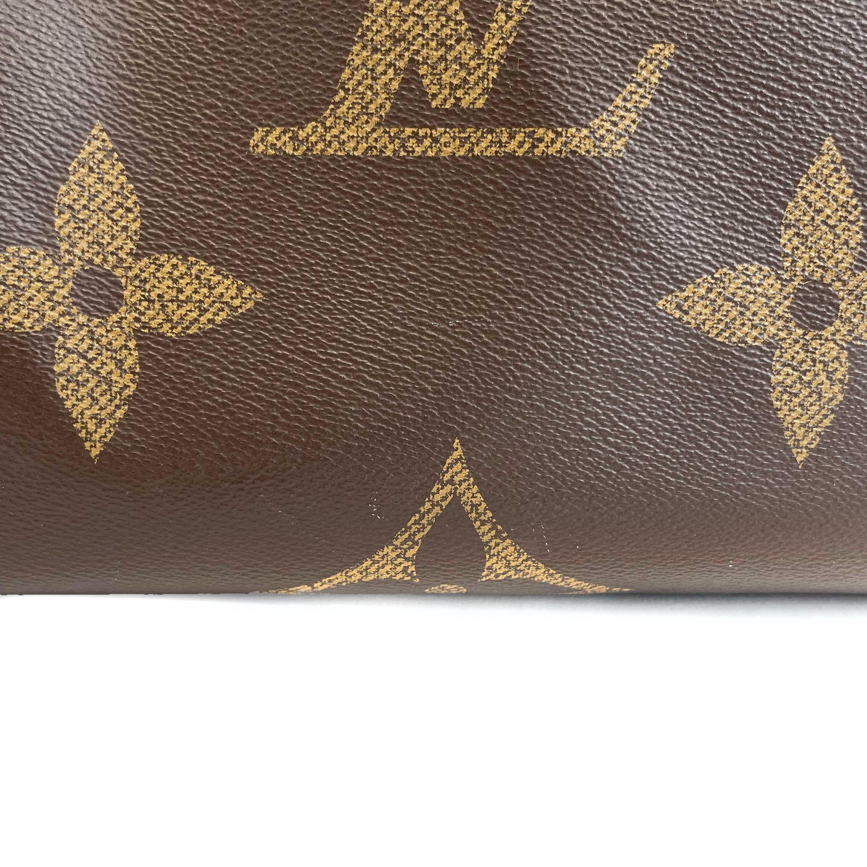 	Louis Vuitton - OnTheGo GM Monogram Tote Reverse - Brown w/ Shoulder Strap 3
