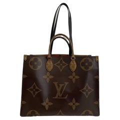 Louis Vuitton - OnTheGo GM Monogram Tote Reverse - Brown w/ Shoulder Strap
